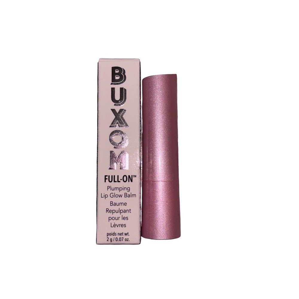 BUXOM Full-On Plumping Lip Glow Balm Color Rose All Day NIB - Picture 3 of 5